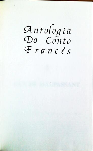 ANTOLOGIA DO CONTO FRANCÃŠS.