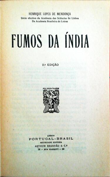 FUMOS DA INDIA.