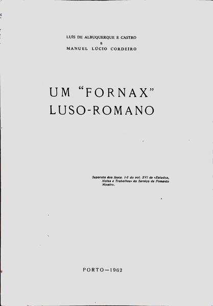 UM FORNAX LUSO-ROMANO.