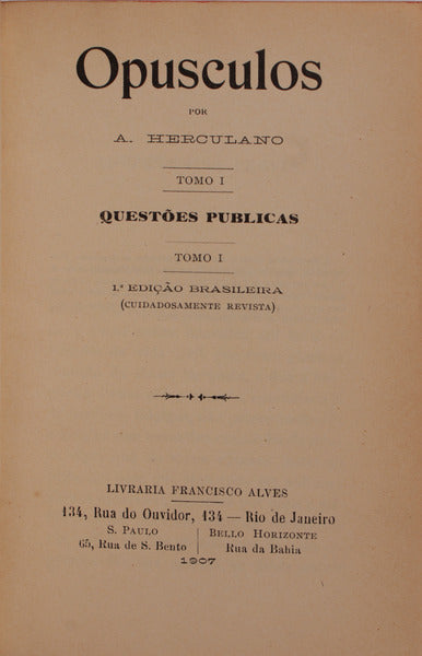 OPUSCULOS.