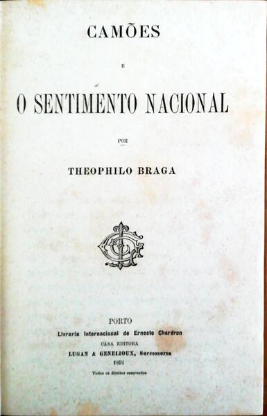 CAMÃ•ES E O SENTIMENTO NACIONAL.