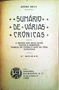 SUMÃRIO DE VÃRIAS CRÃ“NICAS.