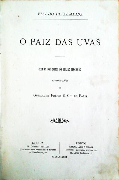 O PAIZ DAS UVAS.