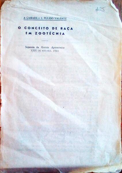 O CONCEITO DE RAÃ‡A EM ZOOTÃ‰CNICA.