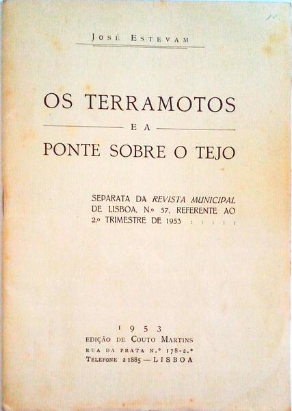 OS TERRAMOTOS E A PONTE SOBRE O TEJO.