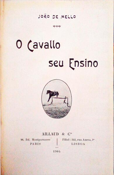 O CAVALLO, SEU ENSINO.