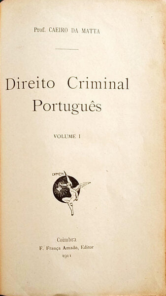 DIREITO CRIMINAL PORTUGUÃŠS.