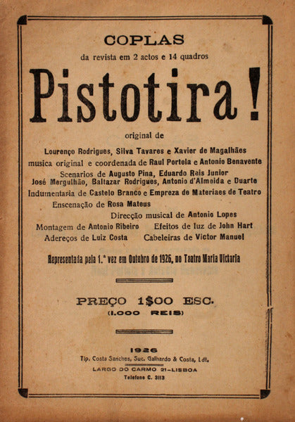 PISTOTIRA!