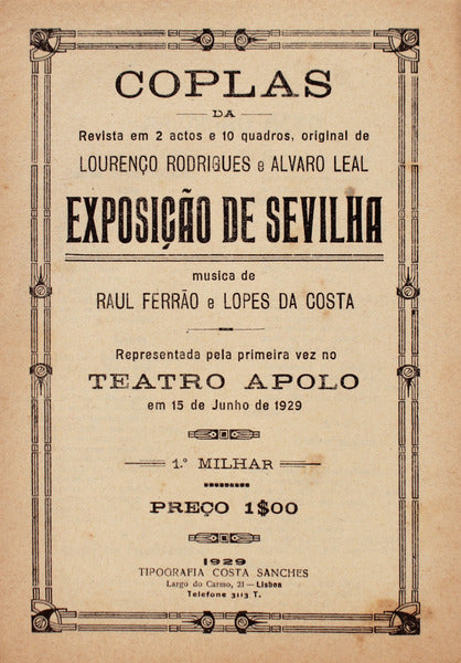 EXPOSIÃ‡ÃƒO DE SEVILHA.