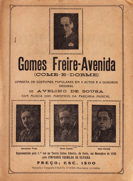 GOMES FREIRE-AVENIDA. (Come-e-Dorme)