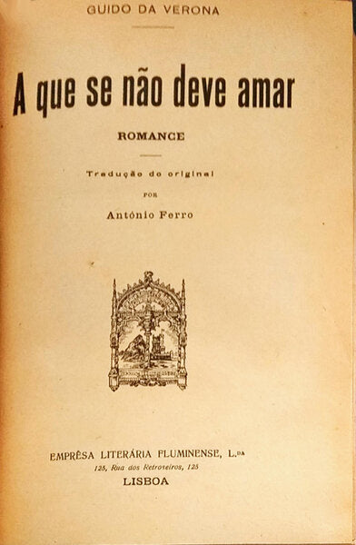 A QUE SE NÃƒO DEVE AMAR.