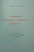 THE EMBASSY OF CAPTAIN GONÃ‡ALO DE SIQUEIRA DE SOUZA TO JAPAN IN 1644-7.