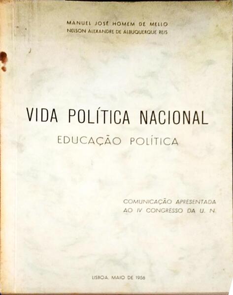 VIDA POLITICA NACIONAL: EDUCAÃ‡ÃƒO POLÃTICA.