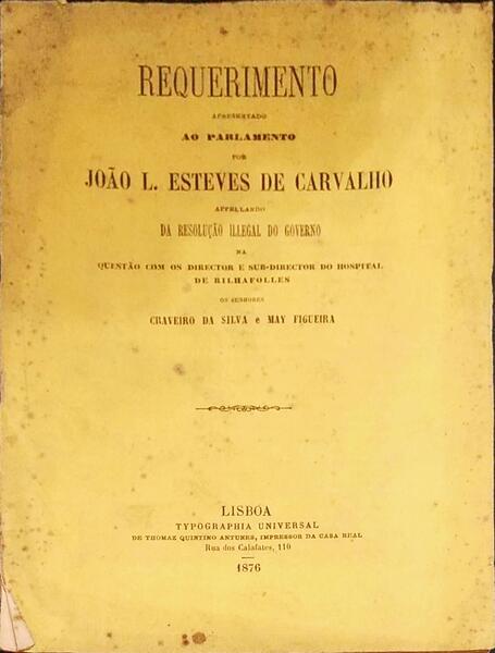 REQUERIMENTO AO PARLAMENTO