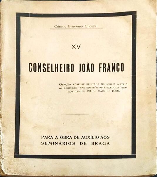 CONSELHEIRO JOÃƒO FRANCO: OraÃ§Ã£o fÃºnebre