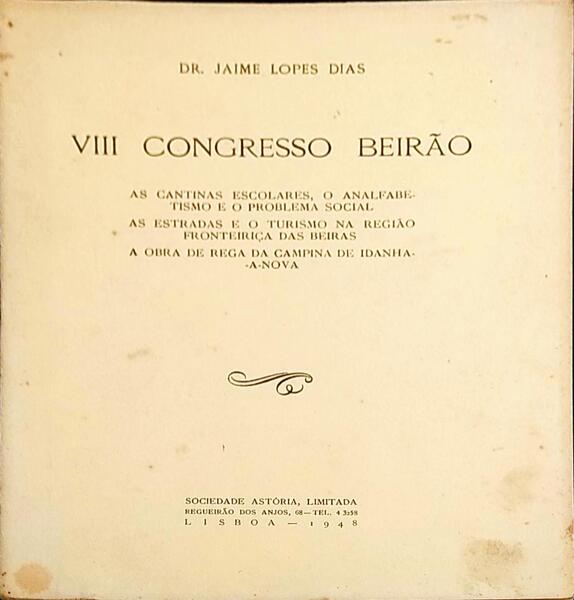 VIII CONGRESSO BEIRÃƒO.