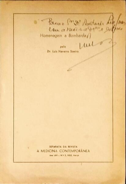 HOMENAGEM A BOMBARDA.