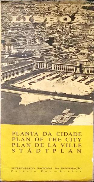 PLANTA DA CIDADE - PLAN OF THE CITY. PLAN DE LA VILLE. STADTPLAN.