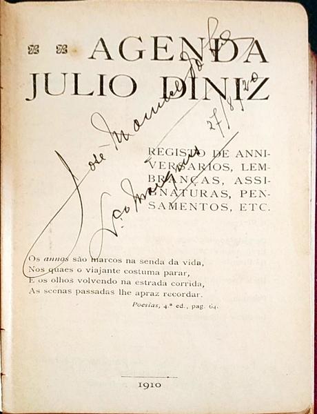 AGENDA JULIO DINIZ.