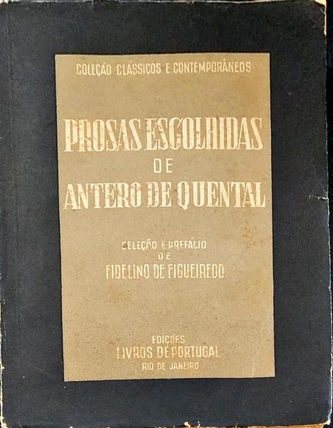 PROSAS ESCOLHIDAS.