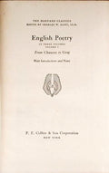 ENGLISH POETRY. [ANTOLOGIA SÃ‰CULO XIV A XX]