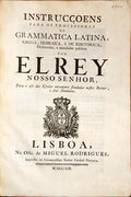 INSTRUCÃ‡OENS PARA OS PROFESSORES DE GRAMMATICA LATINA, GREGA, HEBRAICA, E DE RHETORICA.