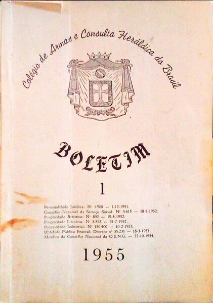 COLÃ‰GIO DE ARMAS E CONSULTA HERÃLDICA DO BRASIL. BOLETIM.