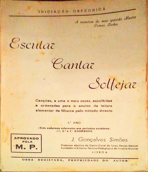 ESCUTAR CANTAR SOLFEJAR.
