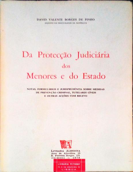 DA PROTECÃ‡ÃƒO JUDICIÃRIA DOS MENORES E DO ESTADO.