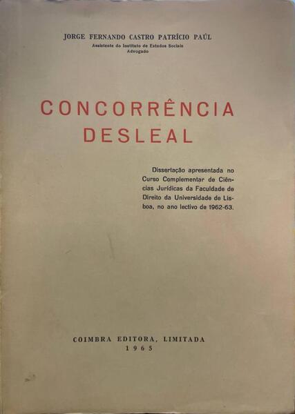 CONCORRÃŠNCIA DESLEAL.