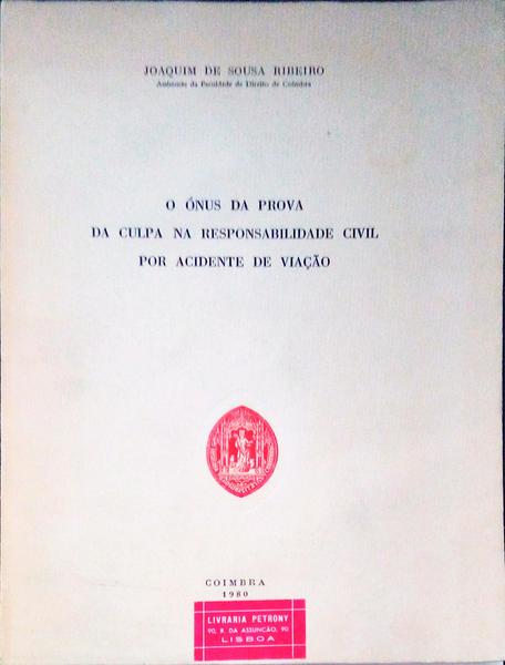 O Ã“NUS DA PROVA DA CULPA NA RESPONSABILIDADE CIVIL POR ACIDENTE DE VIAÃ‡ÃƒO.
