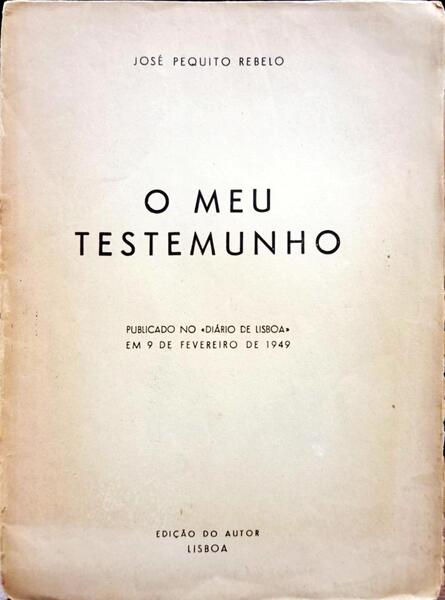 O MEU TESTEMUNHO.