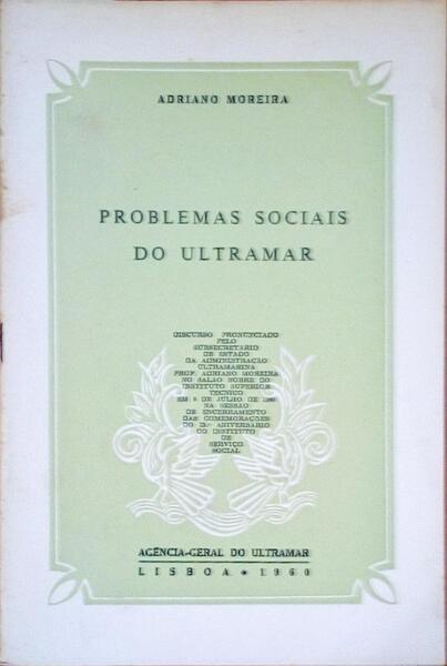 PROBLEMAS SOCIAIS DO ULTRAMAR.