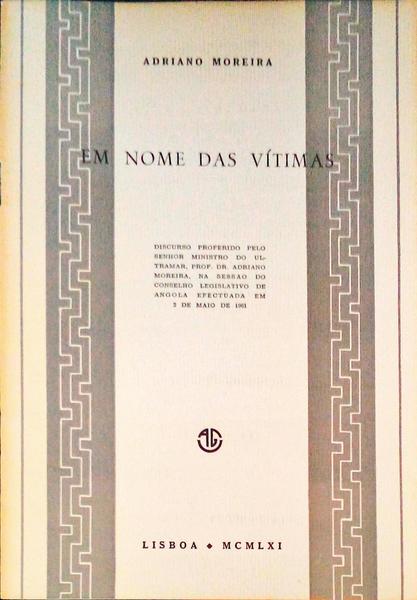 EM NOME DAS VÃTIMAS.