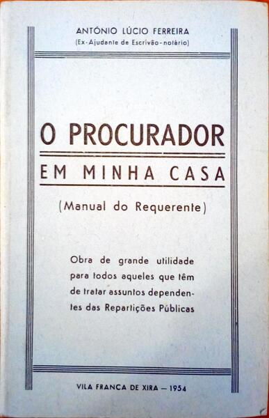 O PROCURADOR EM MINHA CASA. (Manual do requerente).