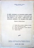OS JUROS, DIVIDENDOS, OU QUAISQUER OUTROS LUCROS OU RENDIMENTOS [...] DAS SOCIEDADES ANÃ“NIMAS E EM COMANDITA POR ACÃ‡Ã•ES.