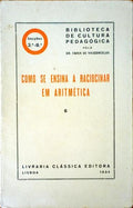 COMO SE ENSINA A RACIOCINAR EM ARITMÃ‰TICA.