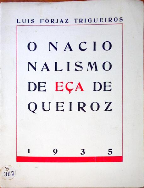 O NACIONALISMO DE EÃ‡A DE QUEIROZ.
