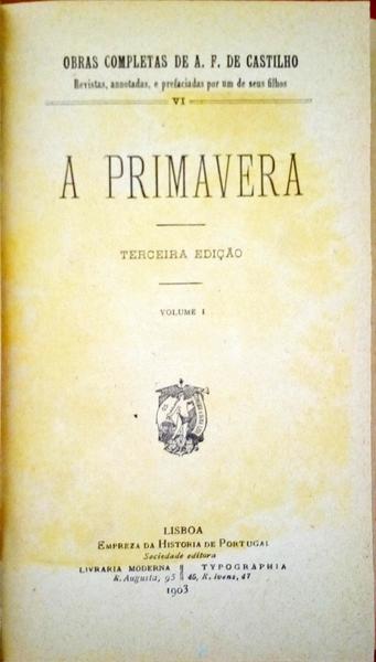 A PRIMAVERA.