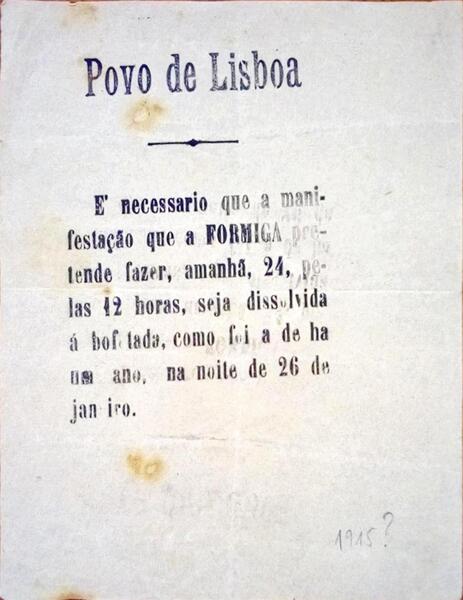 POVO (O) DE LISBOA.