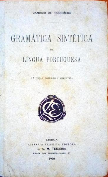GRAMÃTICA SINTÃ‰CTICA DA LÃNGUA PORTUGUESA.