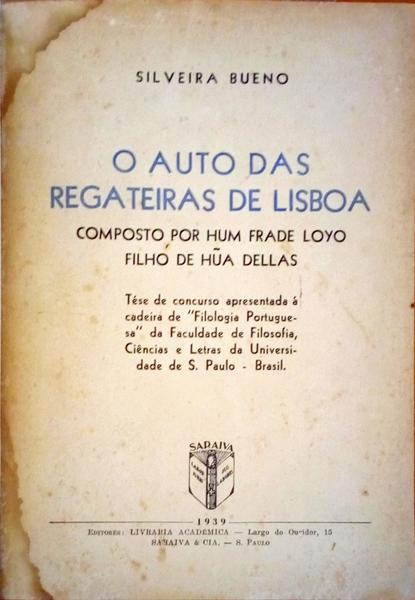 O AUTO DAS REGATEIRAS DE LISBOA.