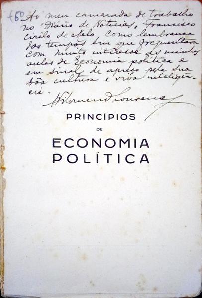 PRINCÃPIOS DE ECONOMIA POLÃTICA.