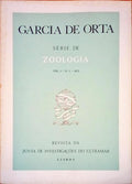 GARCIA DE ORTA, REVISTA DA JUNTA DE INVESTIGAÃ‡Ã•ES DO ULTRAMAR, SÃ‰RIE DE ZOOLOGIA, VOL. 01, N.Âº 01 - 1972.