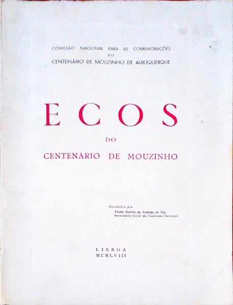 ECOS DO CENTENÃRIO DE MOUZINHO.