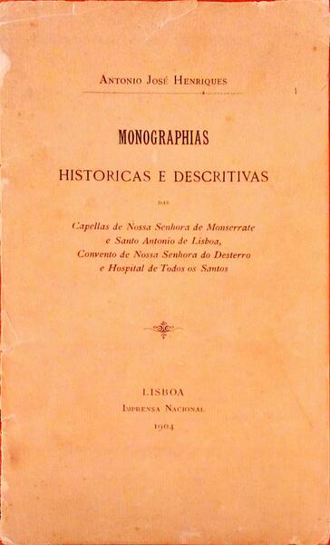MONOGRAPHIAS HISTORICAS E DESCRTIVAS