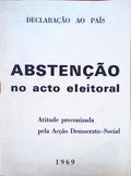 ABSTENÃ‡ÃƒO NO ACTO ELEITORAL.