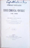 PRIMEIRAS EXPLICAÃ‡Ã•ES DO CÃ“DIGO COMMERCIAL PORTUGUEZ DE 1888.