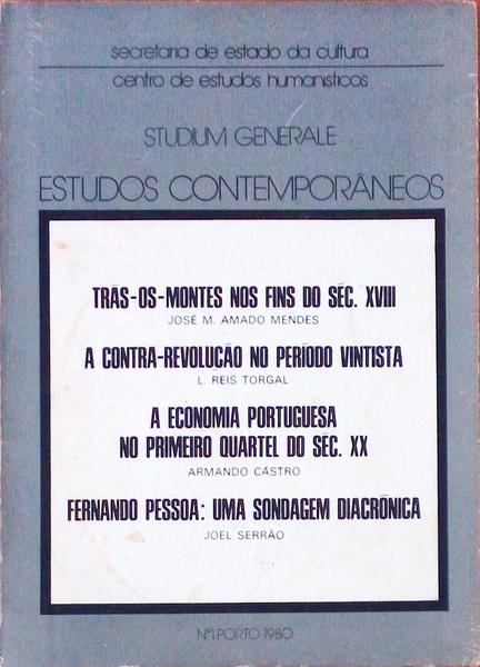 ESTUDOS CONTEMPORÃ‚NEOS, N.Âº 1.