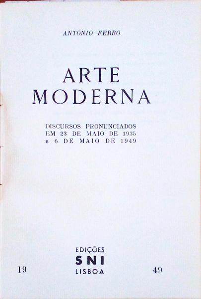 ARTE MODERNA.